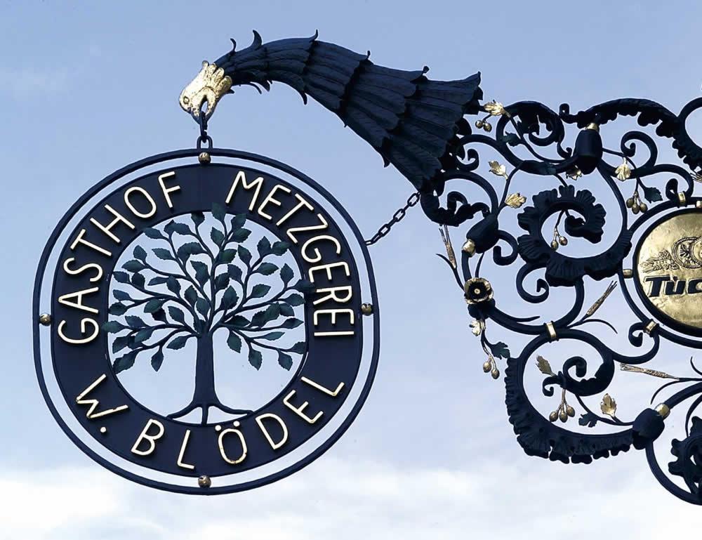 Bloedel Gasthof Gruener Baum Nürnberg Exteriör bild